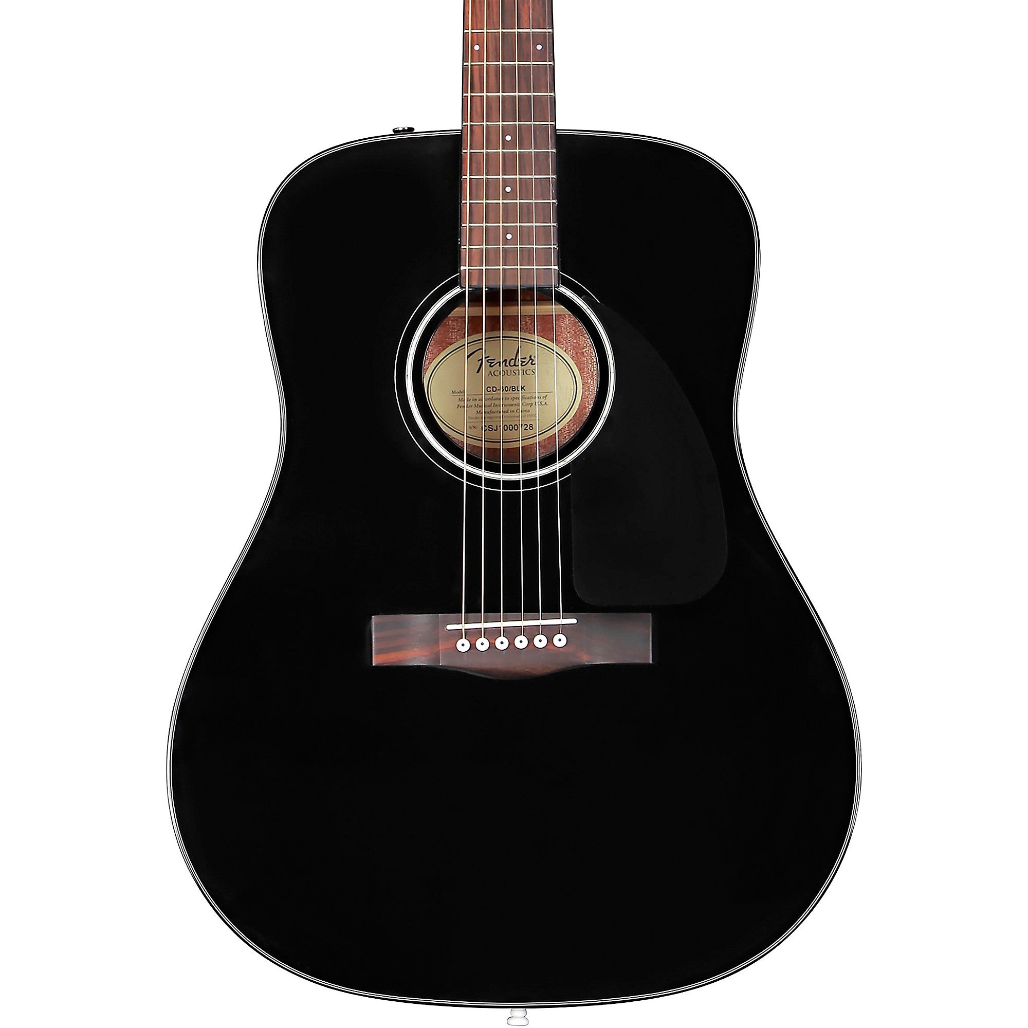 Fender CD-60 Dreadnought V3 Acoustic Guitar Black