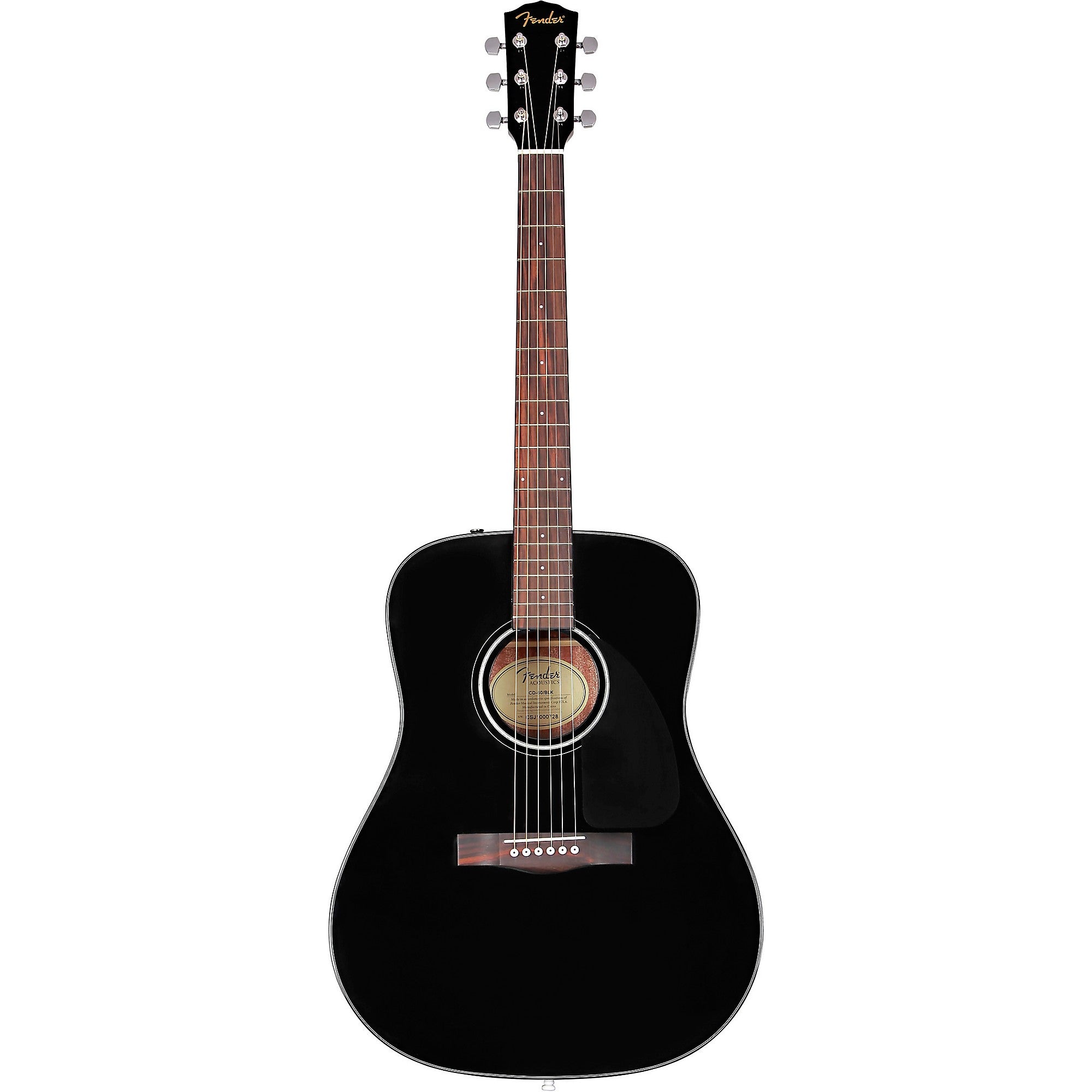 Fender CD-60 Dreadnought V3 Acoustic Guitar Black