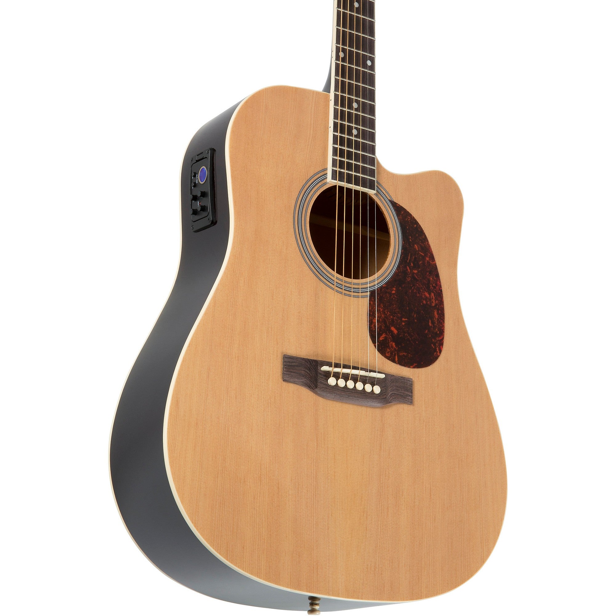Rogue RA-110D-CE Dreadnought Cutaway Acoustic-Electric Guitar Natural