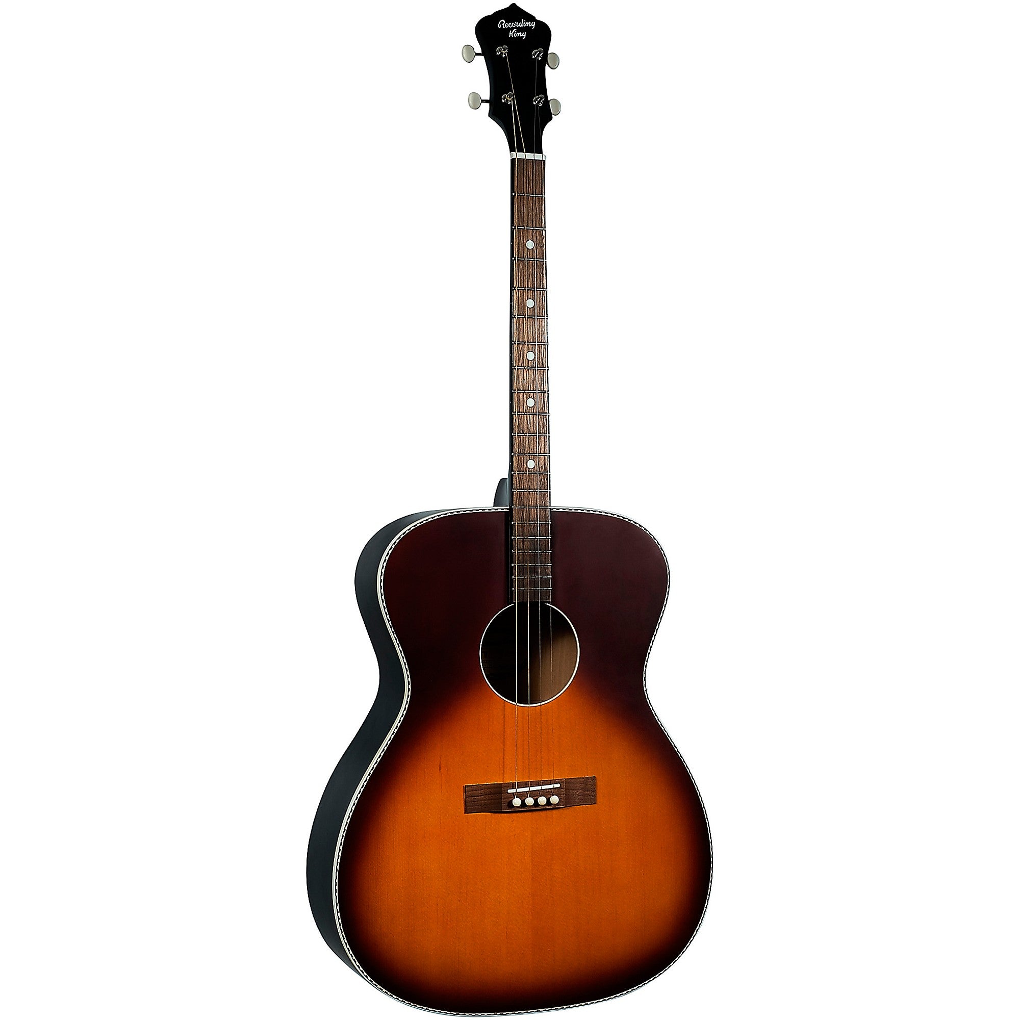 Recording King Dirty 30s Series 7 000 4-String Tenor Acoustic Guitar Tobacco Sunburst