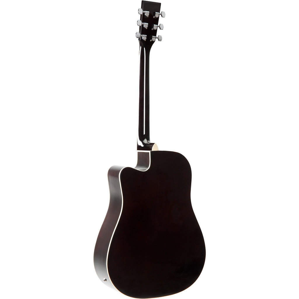 Rogue RA-110D-CE Dreadnought Cutaway Acoustic-Electric Guitar Natural