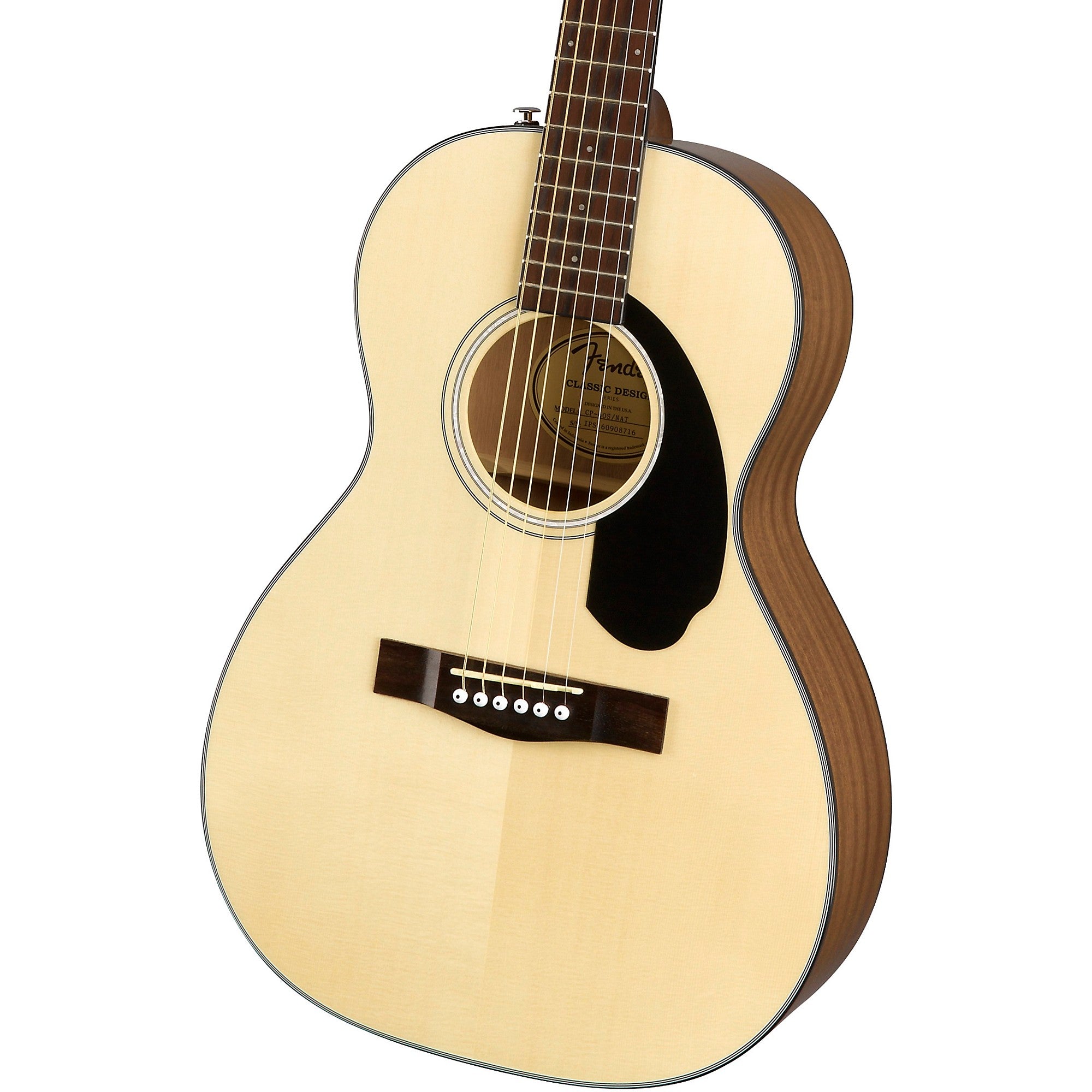 Fender CP-60S Parlor Acoustic Guitar Natural