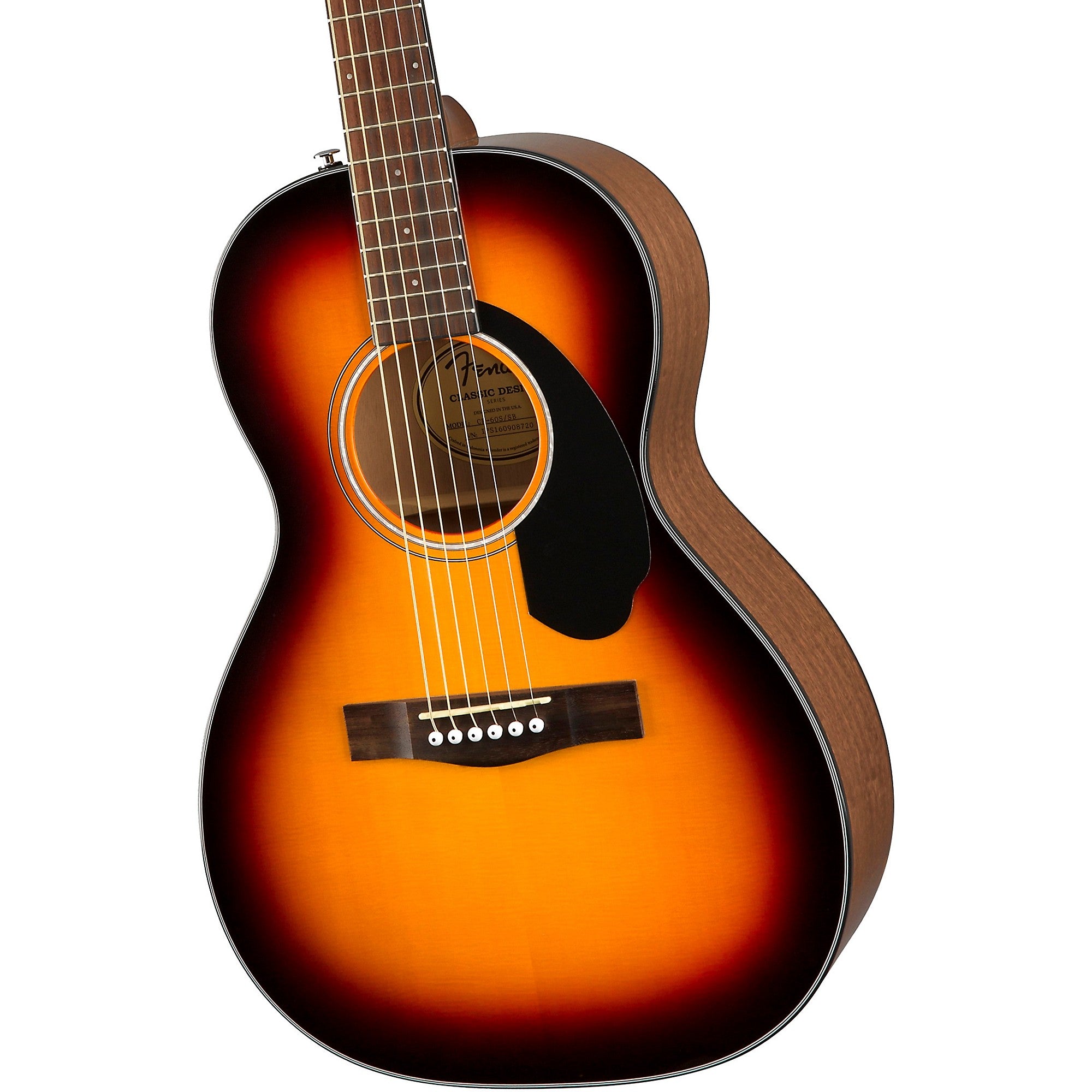 Fender CP-60S Parlor Acoustic Guitar Sunburst