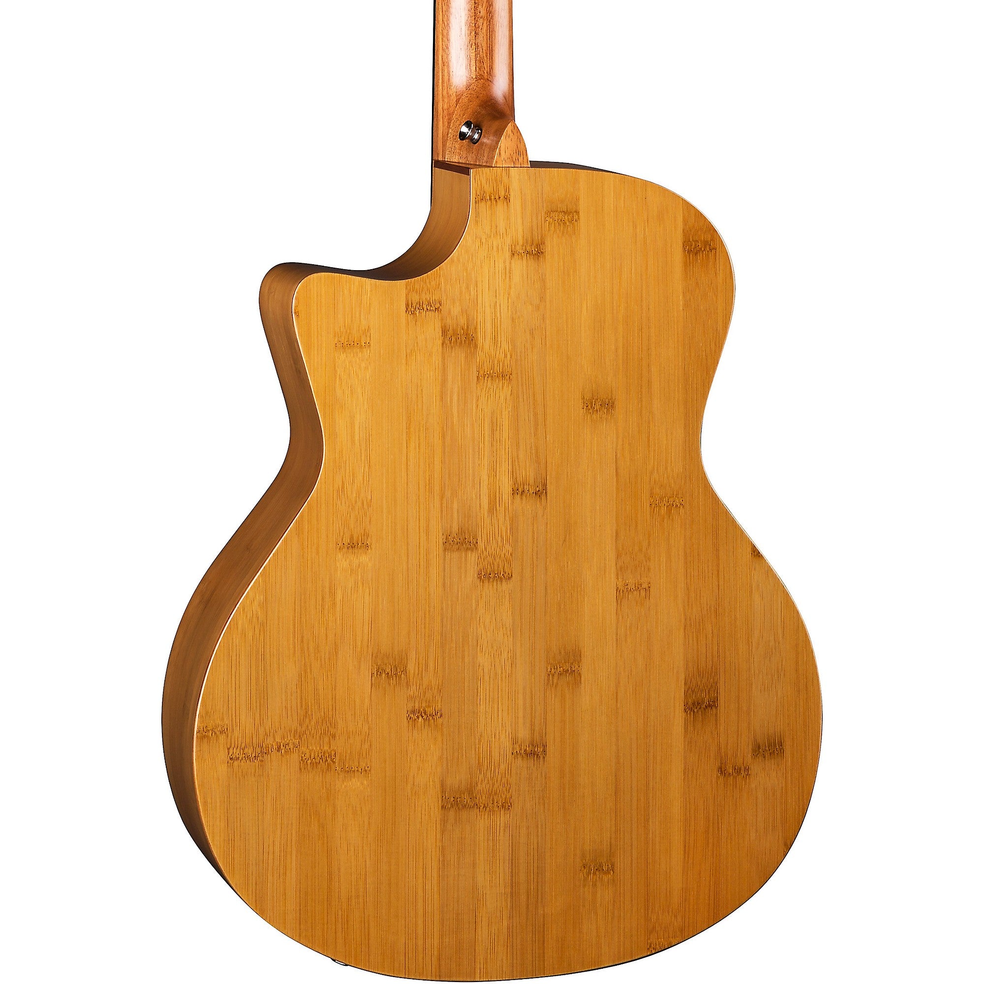 Luna Woodland Bamboo Grand Auditorium Acoustic-Electric Guitar Natural