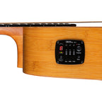 Luna Woodland Bamboo Grand Auditorium Acoustic-Electric Guitar Natural