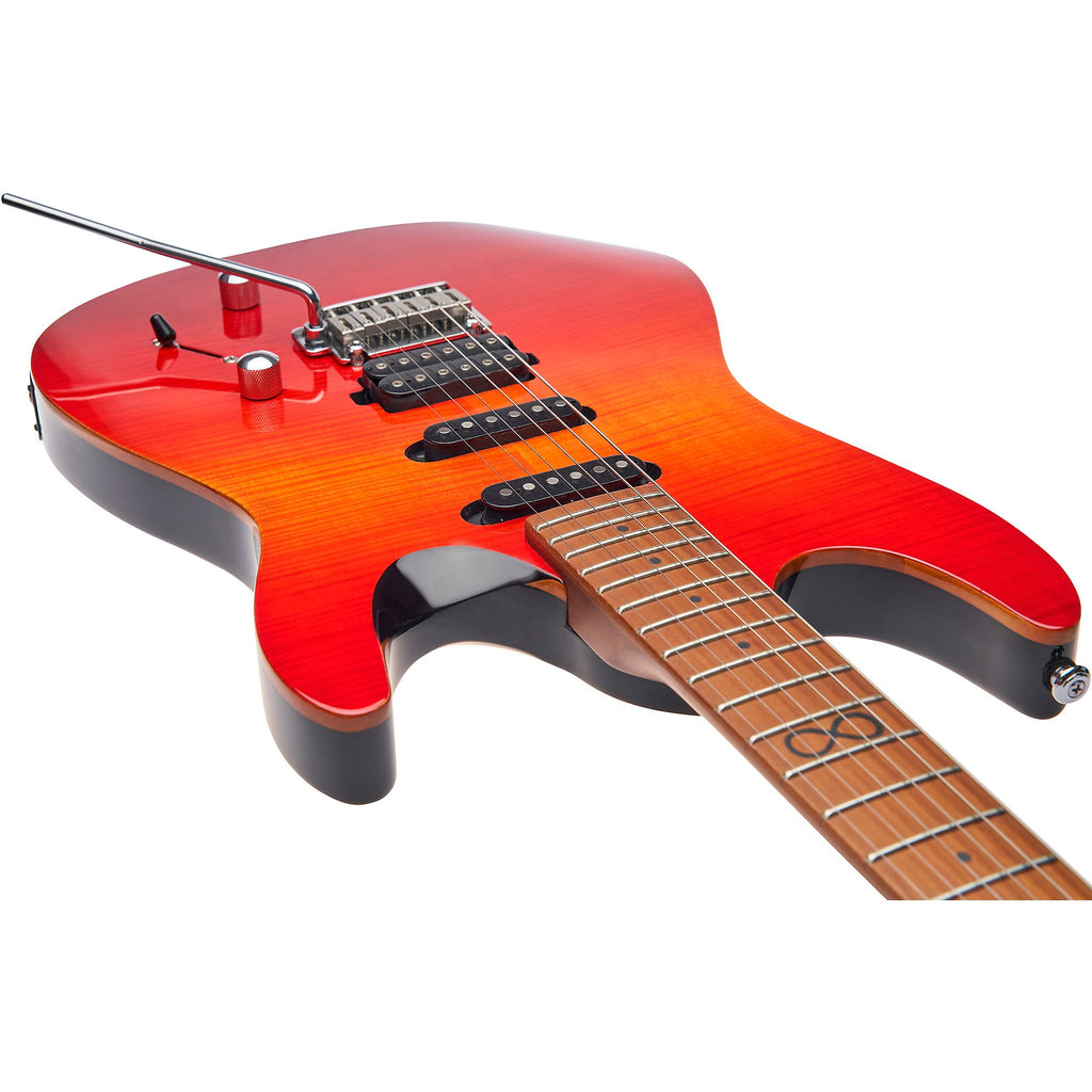 Chapman ML1 Hybrid Electric Guitar Cali Sunset Red Gloss