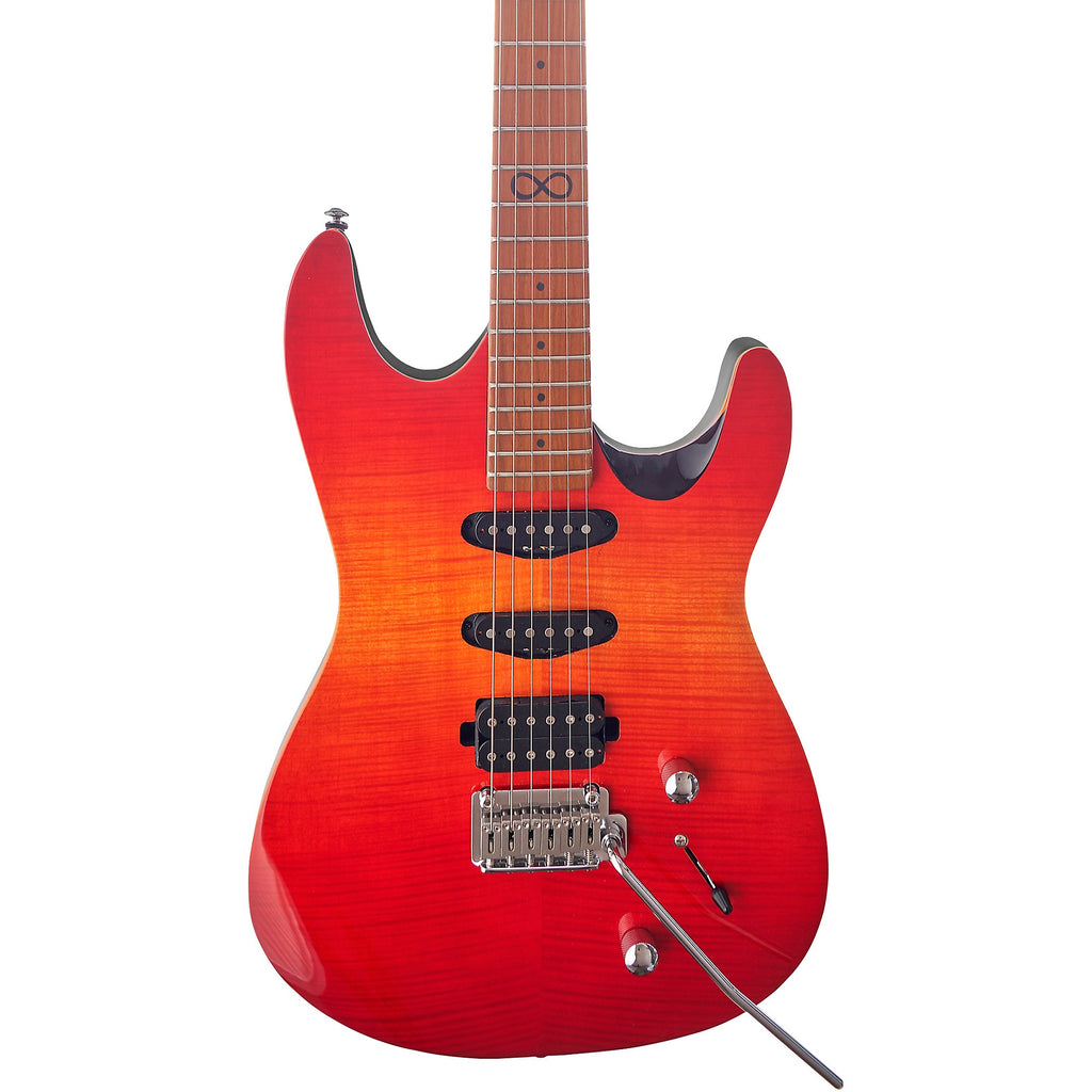 Chapman ML1 Hybrid Electric Guitar Cali Sunset Red Gloss
