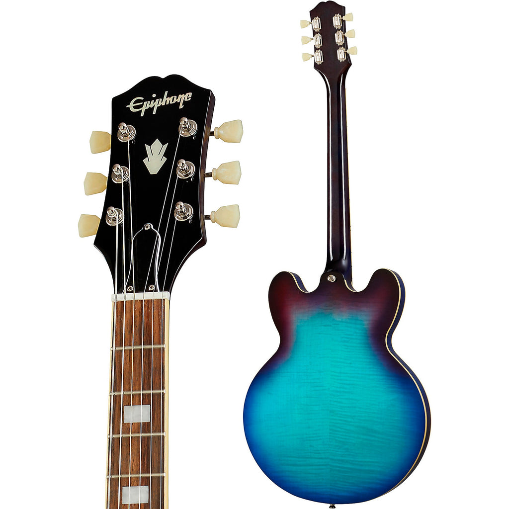 Epiphone ES-335 Figured Semi-Hollow Electric Guitar Blueberry Burst