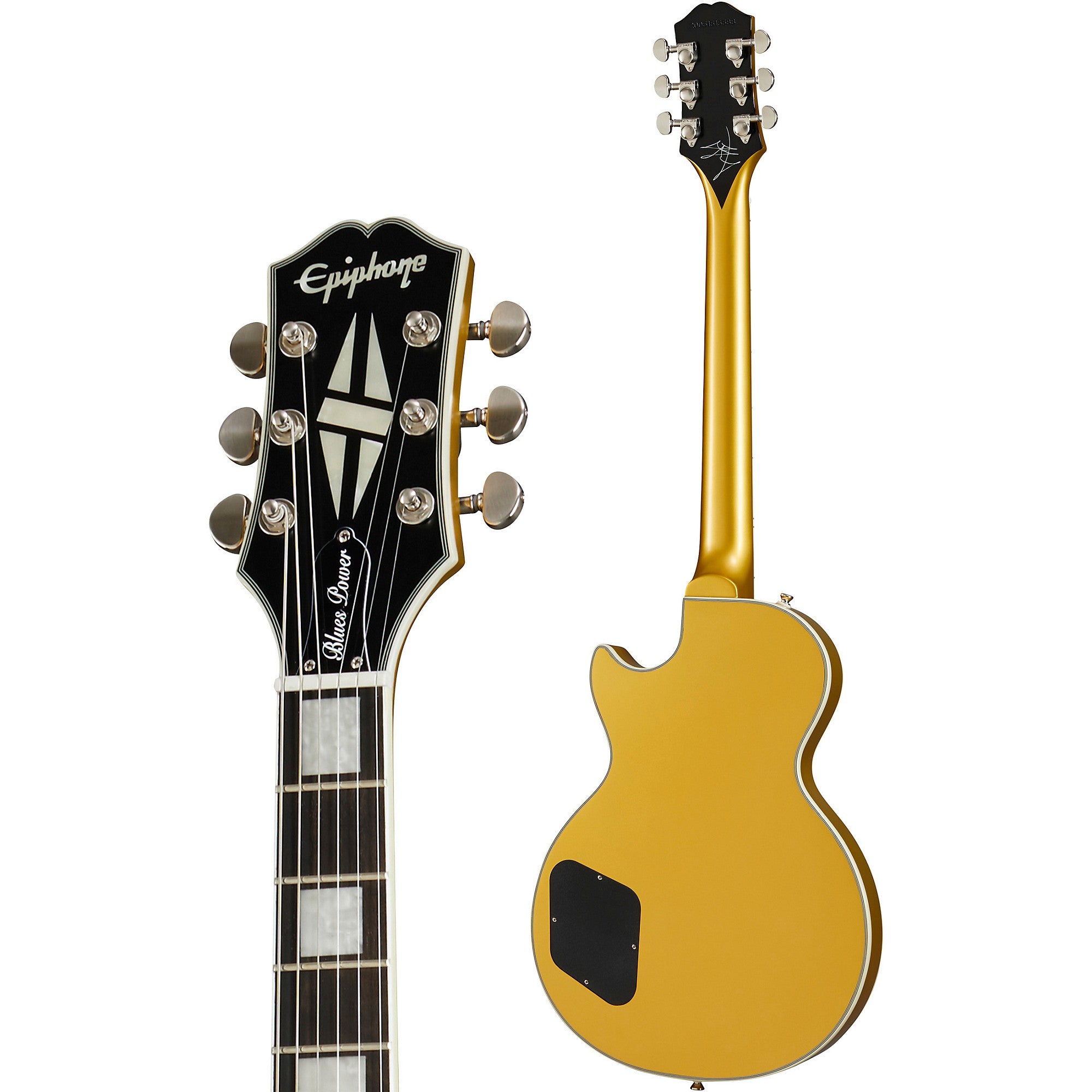 Epiphone Jared James Nichols Gold Glory Les Paul Custom Electric Guitar Double Gold