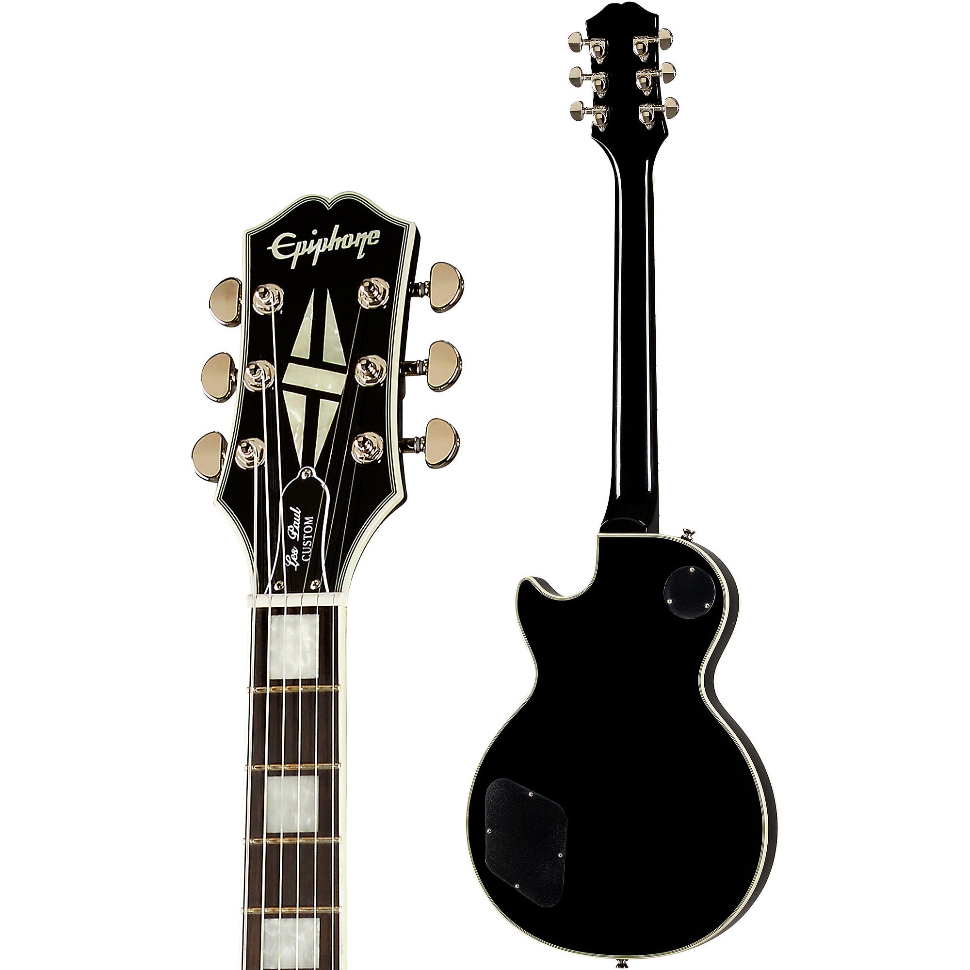 Epiphone Les Paul Custom Limited-Edition Electric Guitar Silver Burst