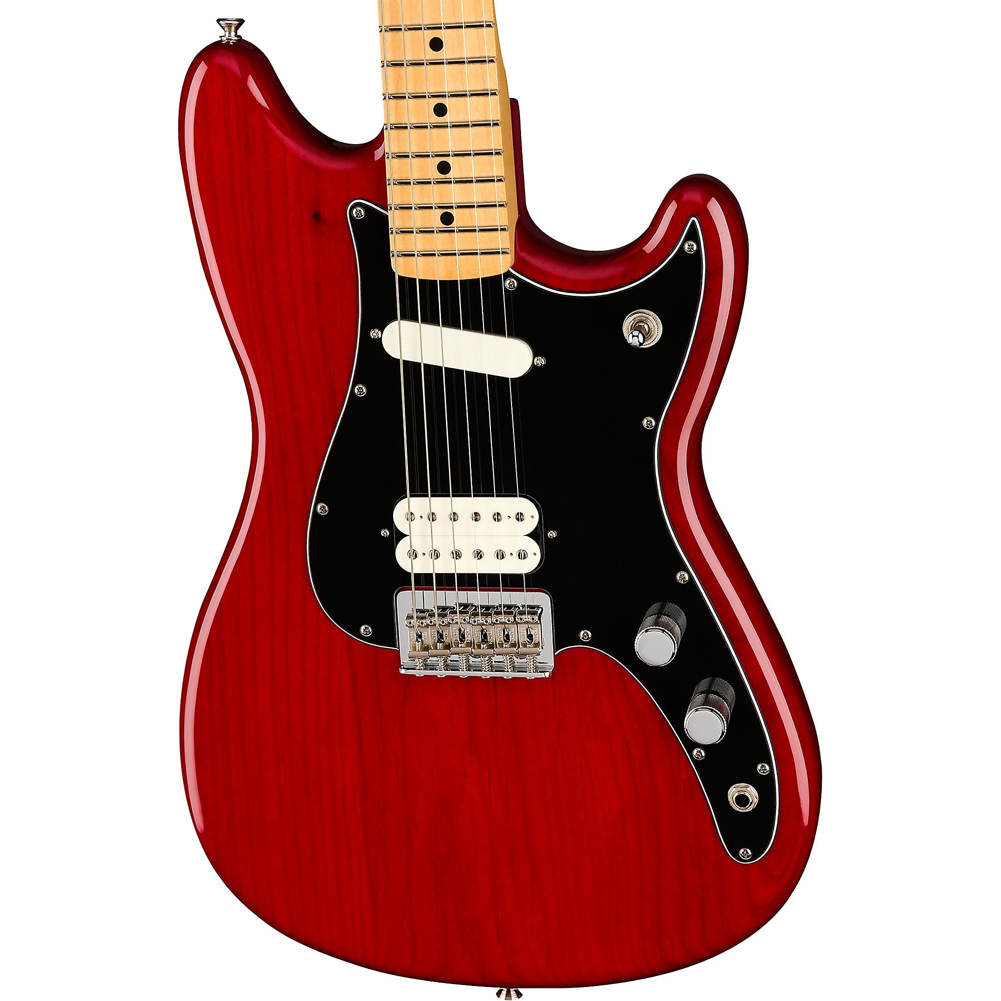 Fender Player Duo-Sonic HS Maple Fingerboard Electric Guitar Transparent Crimson