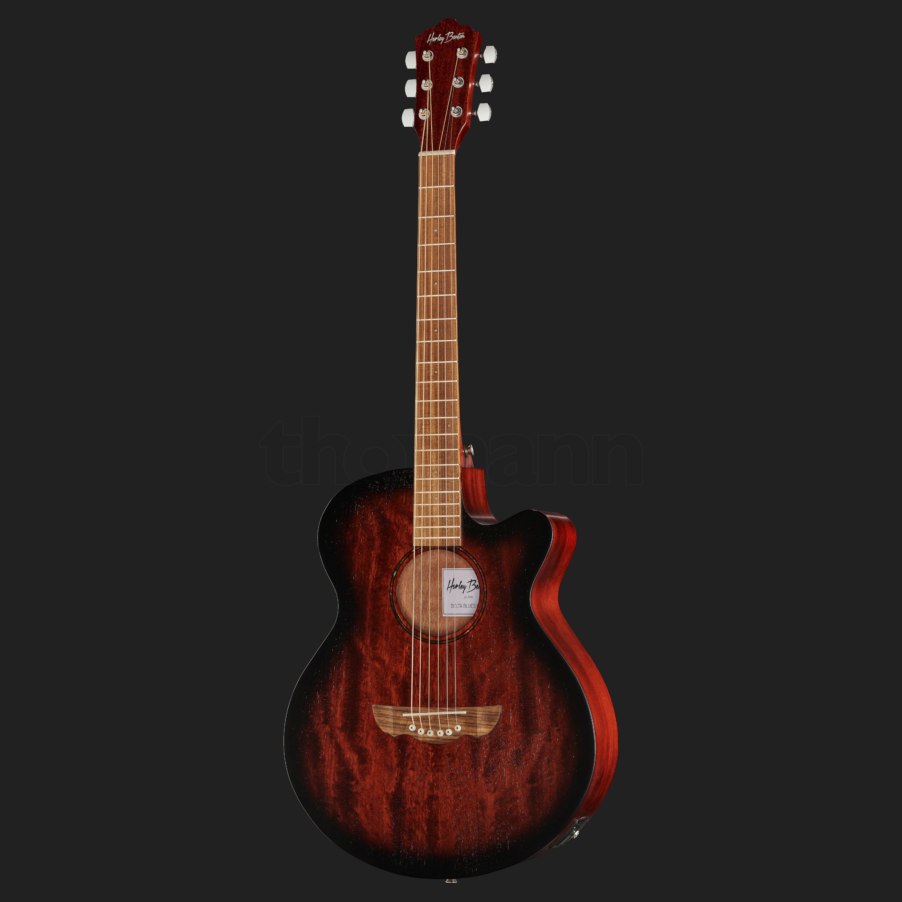 Harley Benton Delta Blues MJCE Ovangkol