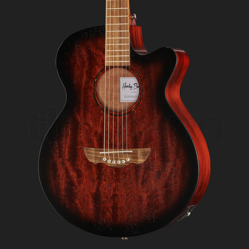 Harley Benton Delta Blues MJCE Ovangkol