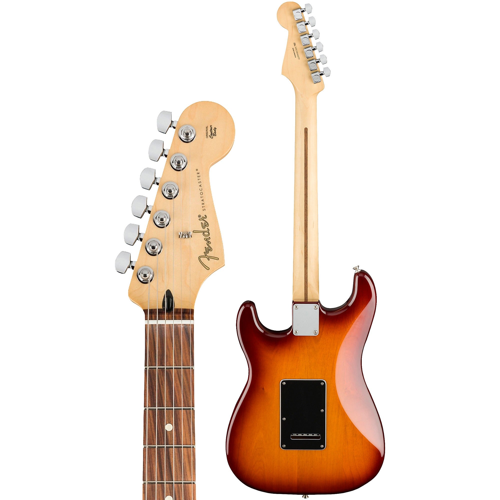 Fender Player Stratocaster HSH Pau Ferro Fingerboard Electric Guitar Tobacco Sunburst