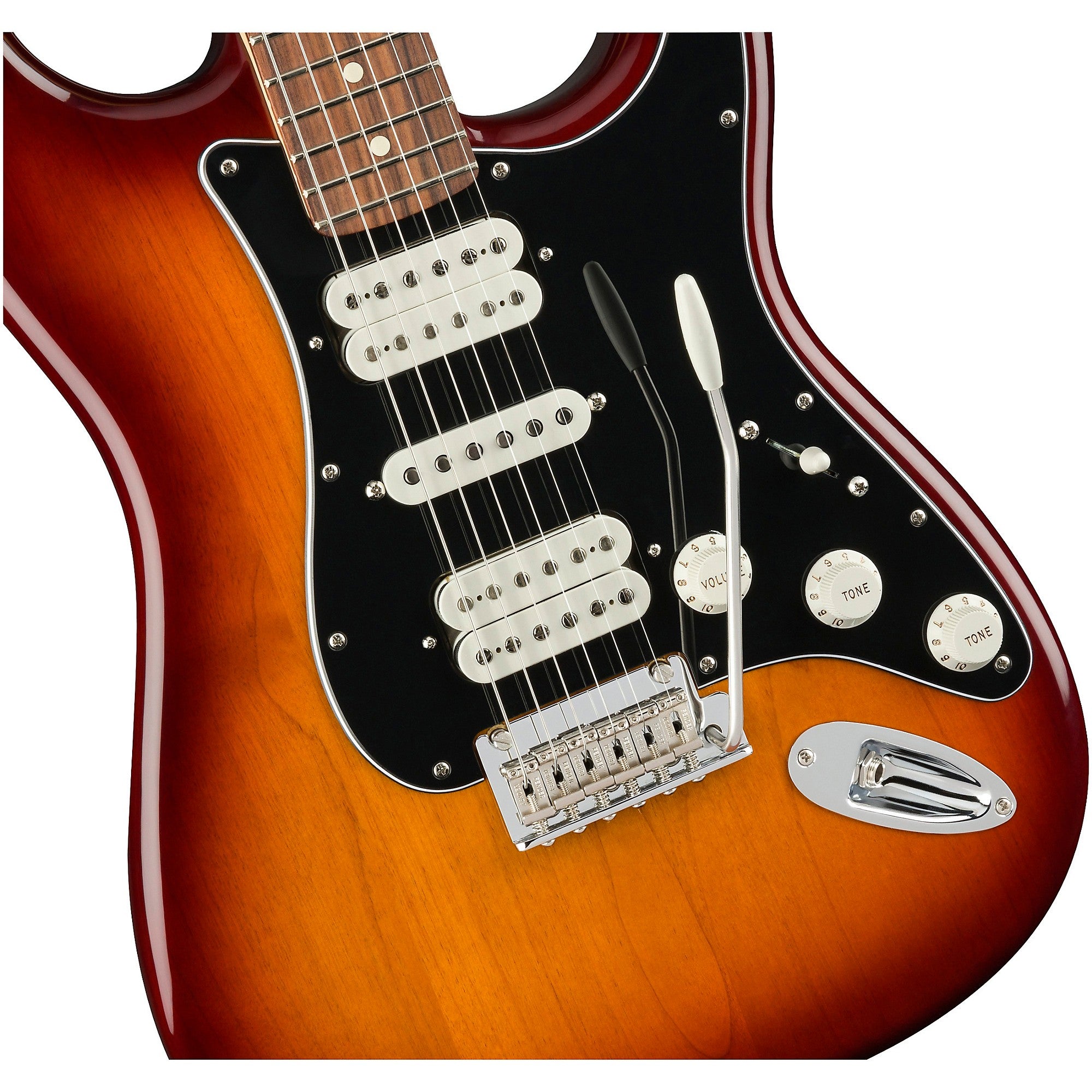 Fender Player Stratocaster HSH Pau Ferro Fingerboard Electric Guitar Tobacco Sunburst