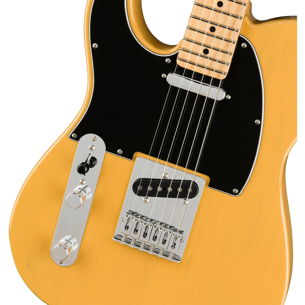 Fender Player Telecaster Maple Fingerboard Left-Handed Electric Guitar Butterscotch Blonde