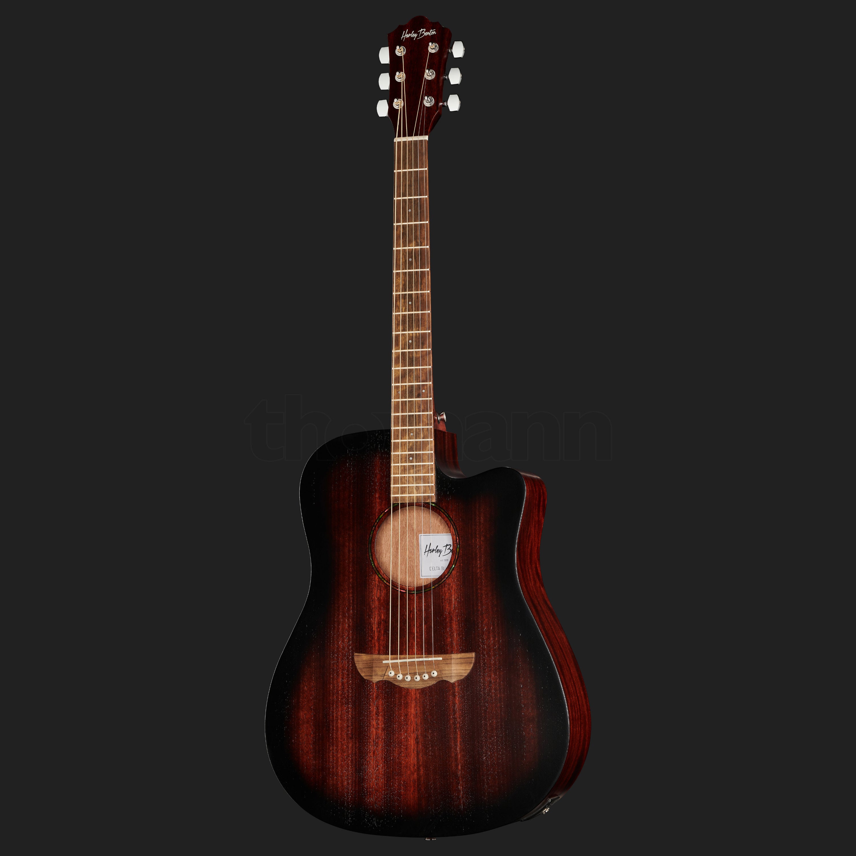 Harley Benton Delta Blues DCE Ovangkol