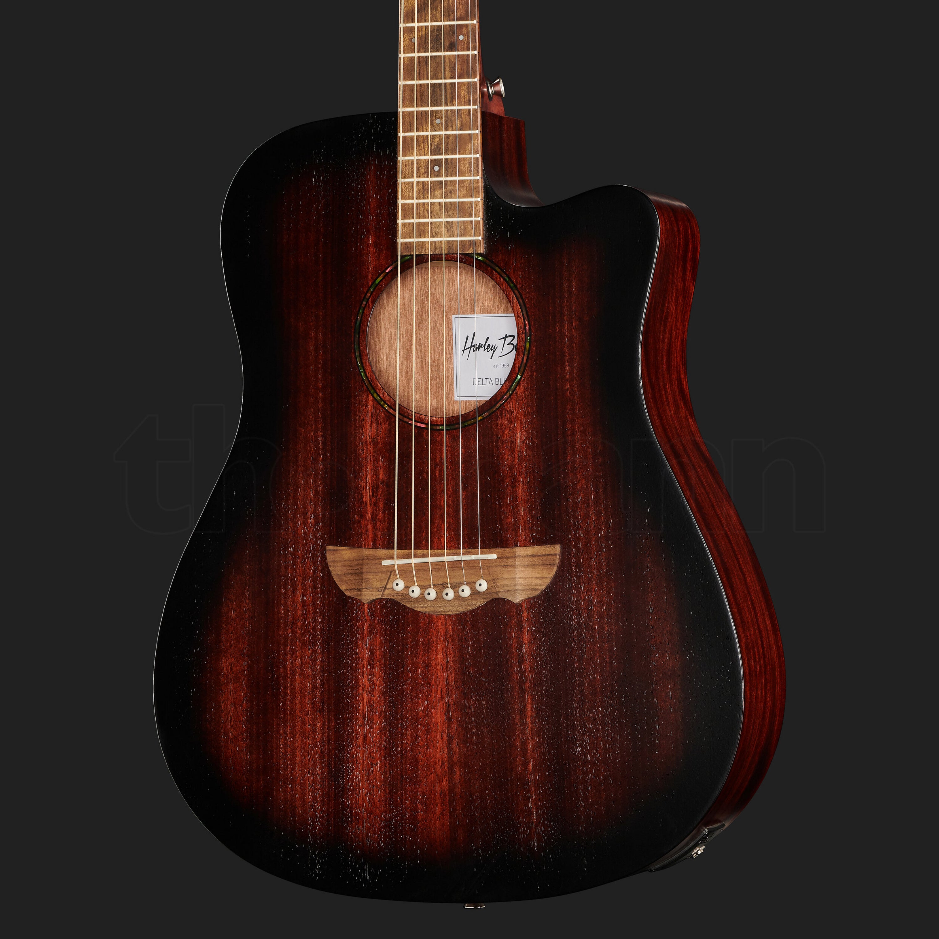 Harley Benton Delta Blues DCE Ovangkol
