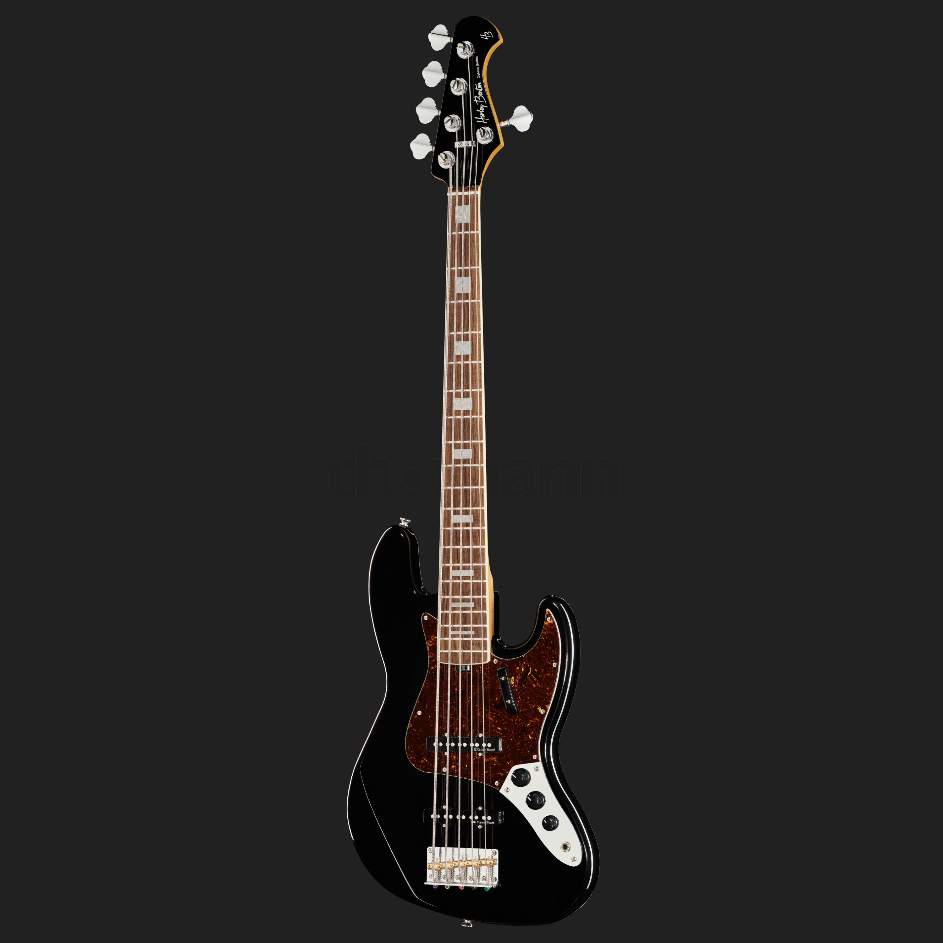 Harley Benton MV-5JB Black
