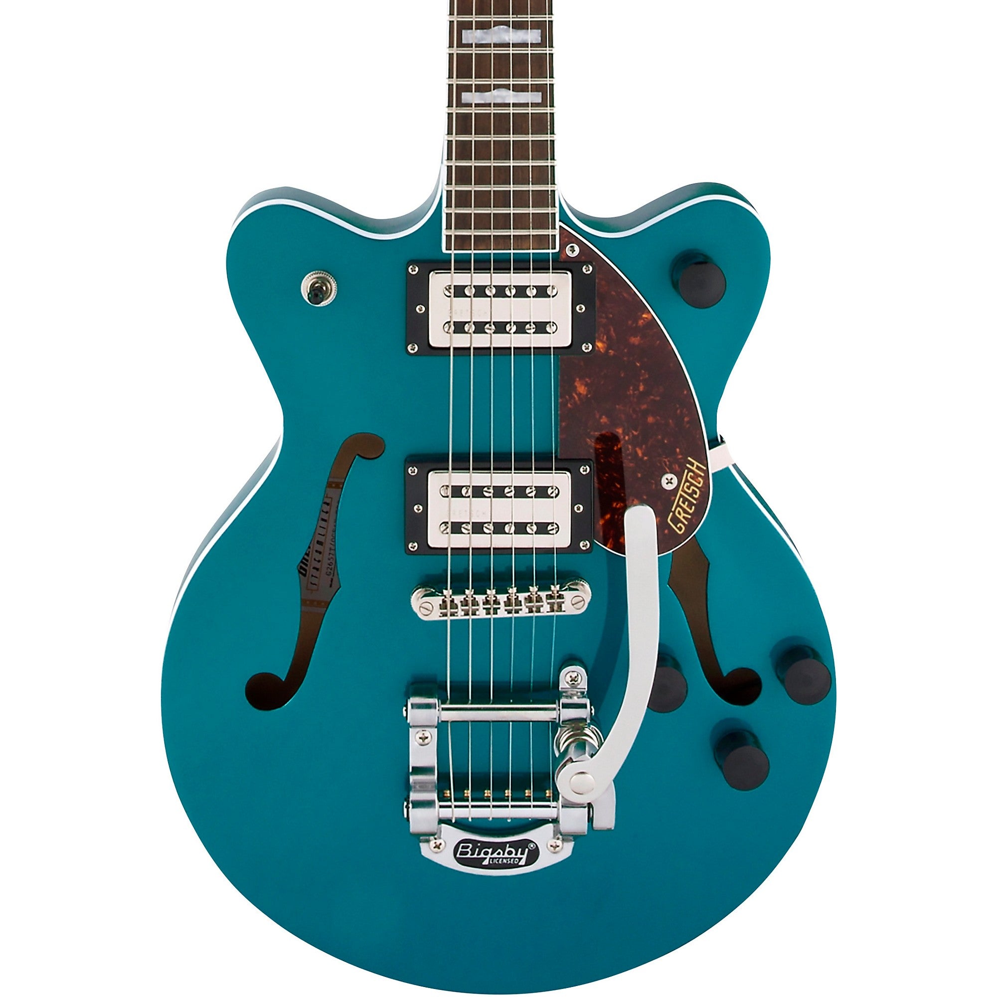 Gretsch Guitars G2657T Streamliner Center Block Jr. Double-Cut With Bigsby Electric Guitar Ocean Turquoise