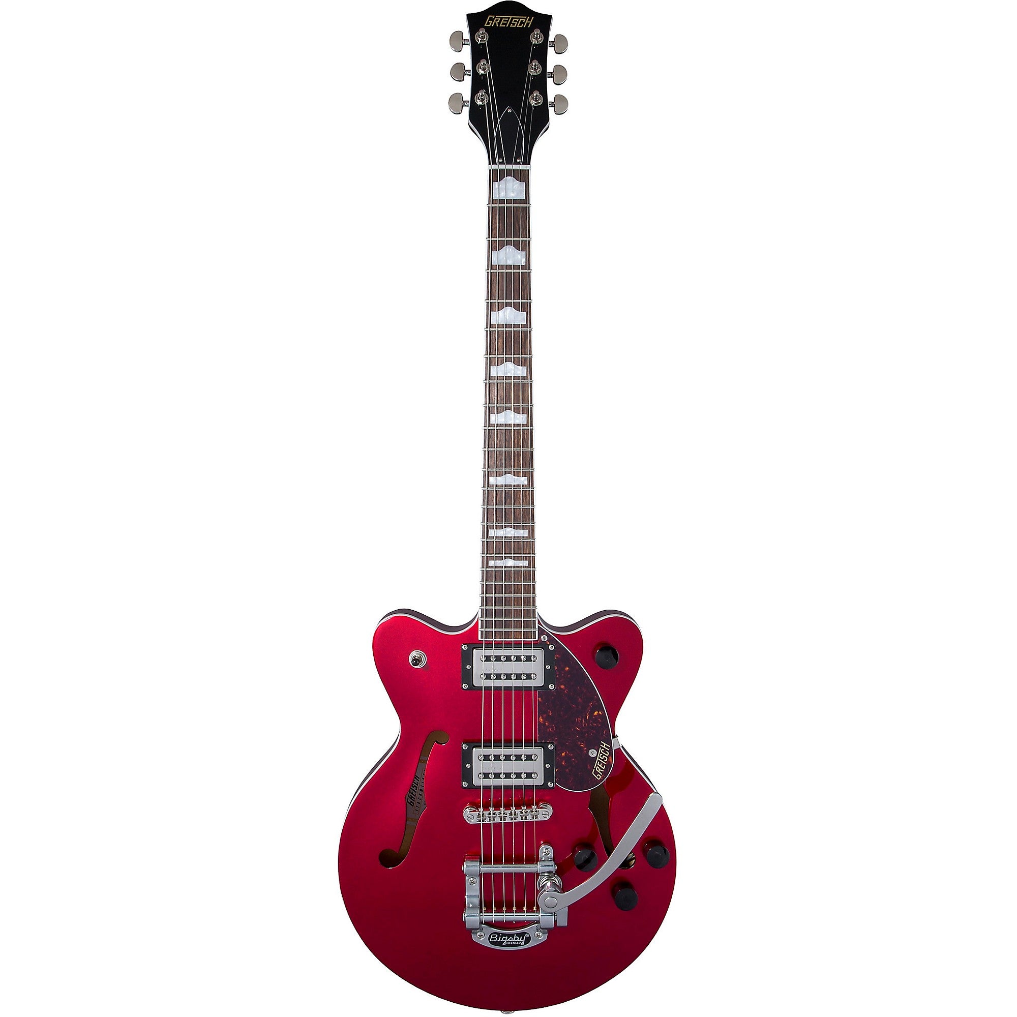 Gretsch Guitars G2657T Streamliner Center Block Jr. Double-Cut With Bigsby Electric Guitar Candy Apple Red