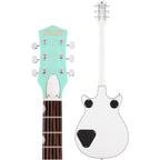 Gretsch Guitars G5237 Electromatic Double Jet FT Electric Guitar Surf Green and White