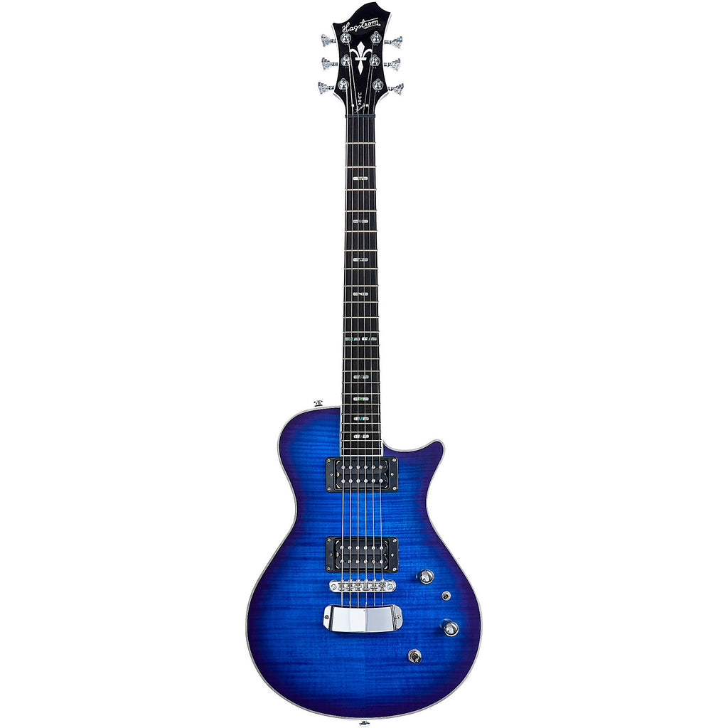 Hagstrom Ultra Swede Electric Guitar Worn Denim Gloss