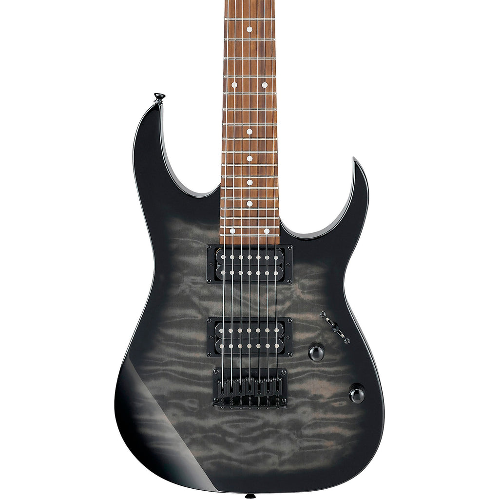 Ibanez GRG7221QA 7-String Electric Guitar Transparent Black Sunburst