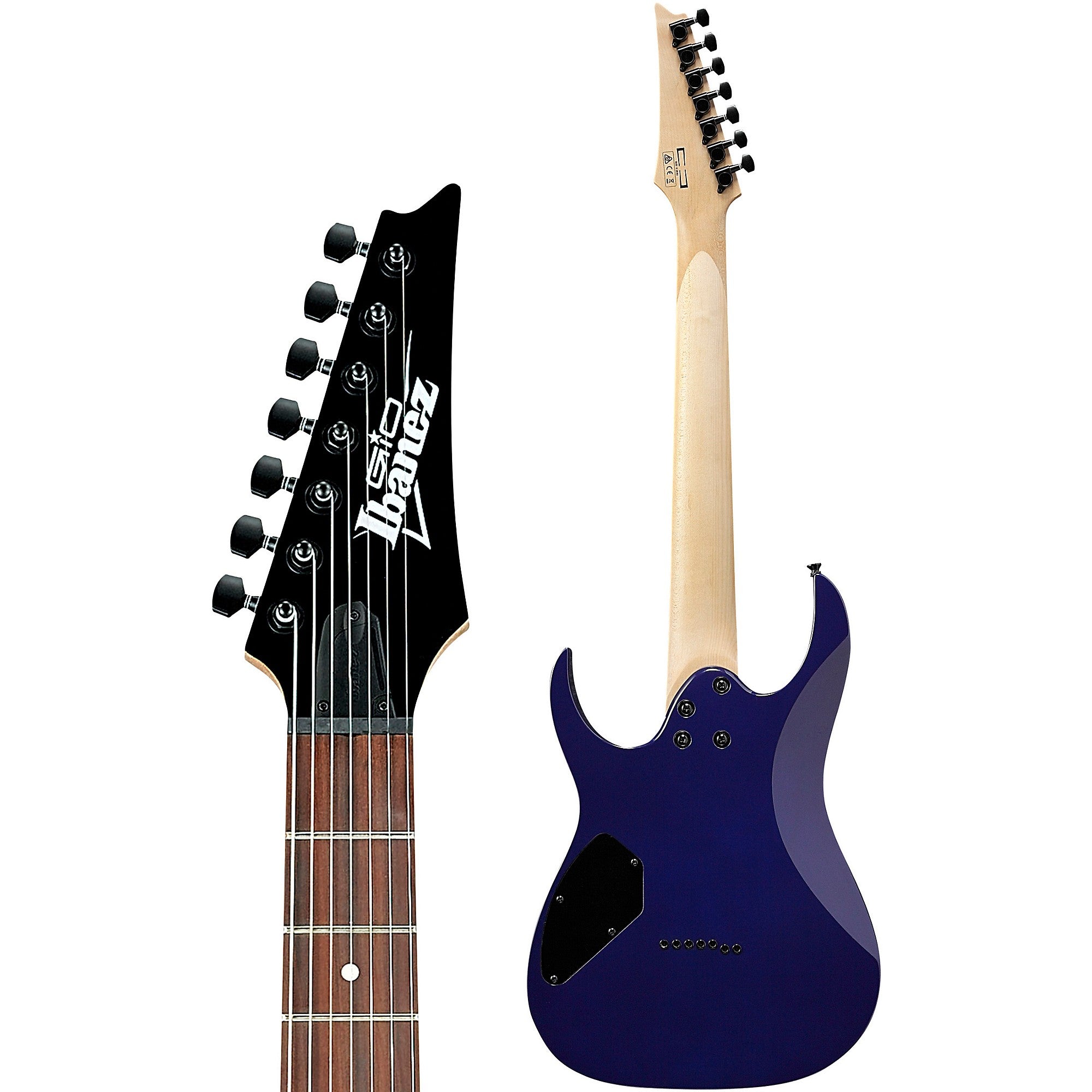 Ibanez GRG7221QA 7-String Electric Guitar Transparent Blue Burst