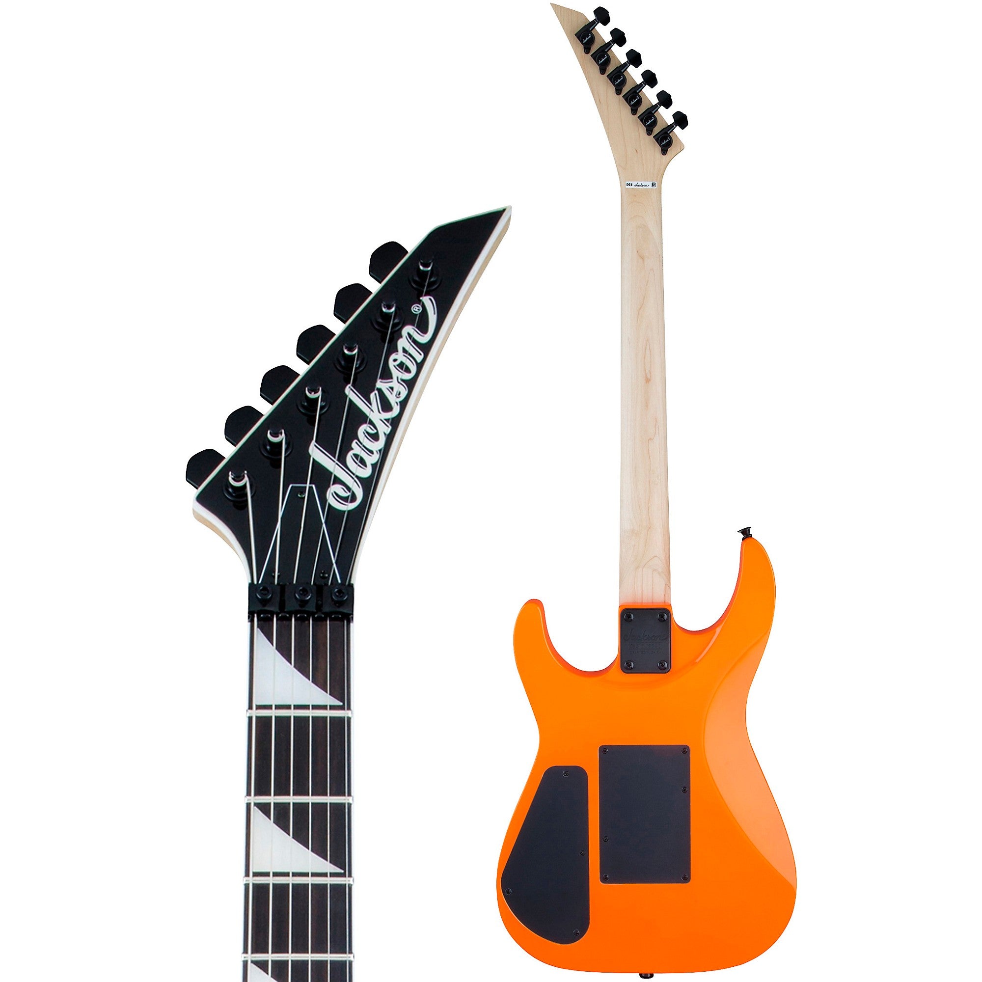 Jackson Dinky JS32 DKA Arch Top Electric Guitar Neon Orange