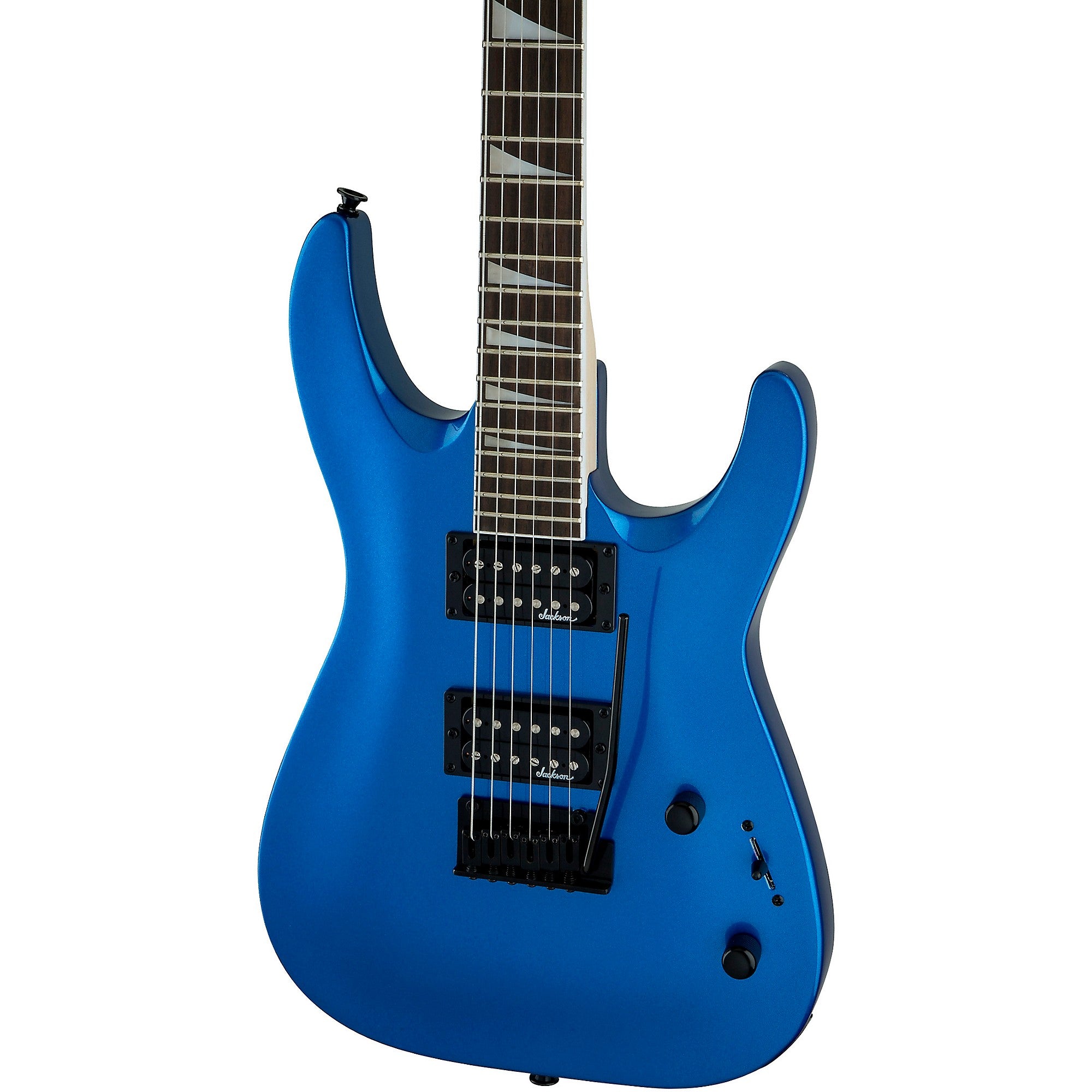 Jackson Dinky JS22 DKA Arch Top Natural Electric Guitar Metallic Blue
