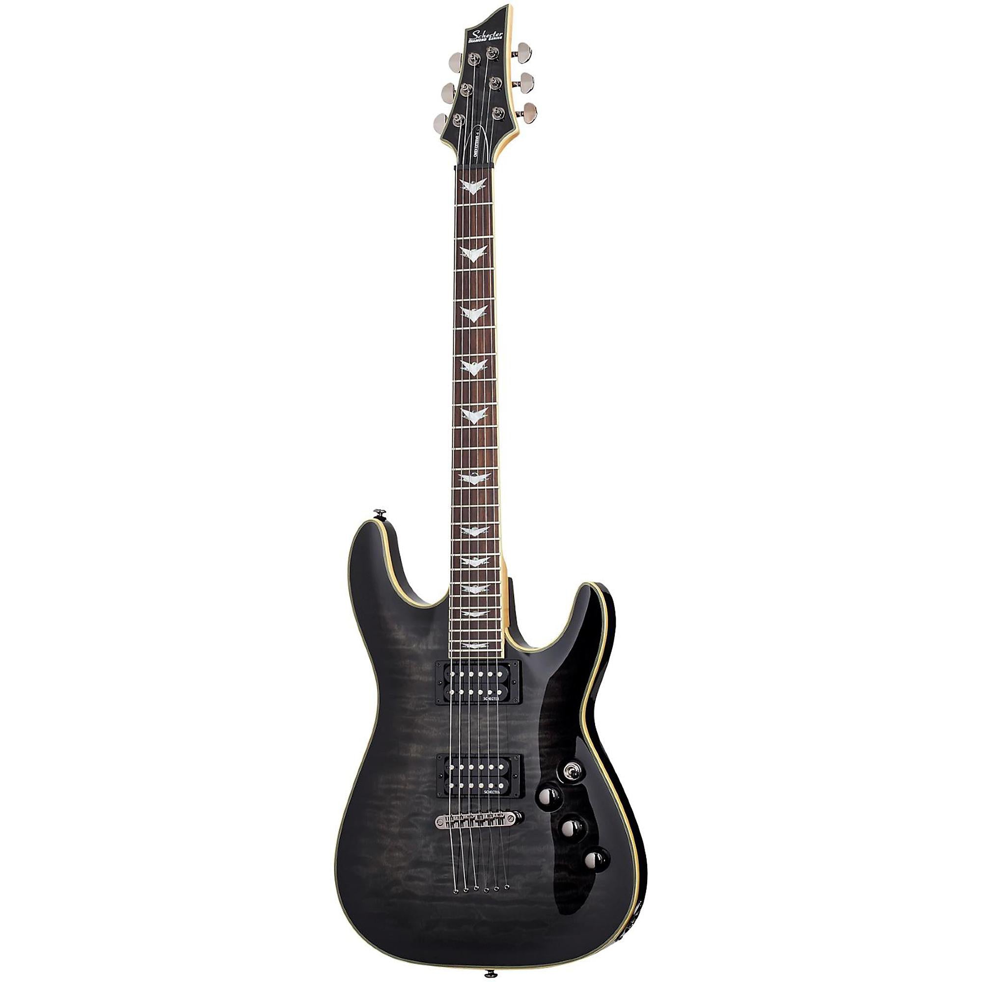Schecter Guitar Research Omen Extreme-6 Electric Guitar See-Thru Black