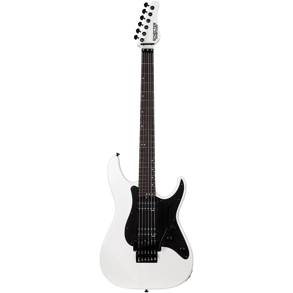 Schecter Guitar Research Sun Valley Super Shredder FR SFG Electric Guitar Gloss White Black Pickguard