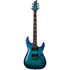 Schecter Guitar Research Omen Extreme-6 Electric Guitar Ocean Blue Burst