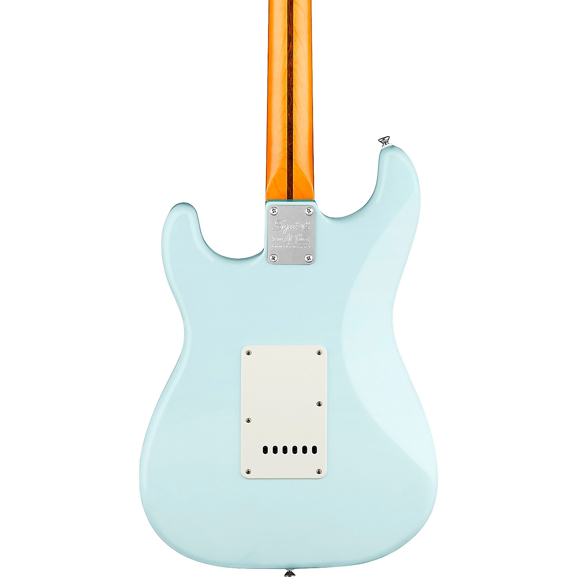 Squier 40th Anniversary Stratocaster Vintage Edition Electric Guitar Satin Sonic Blue