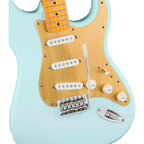 Squier 40th Anniversary Stratocaster Vintage Edition Electric Guitar Satin Sonic Blue