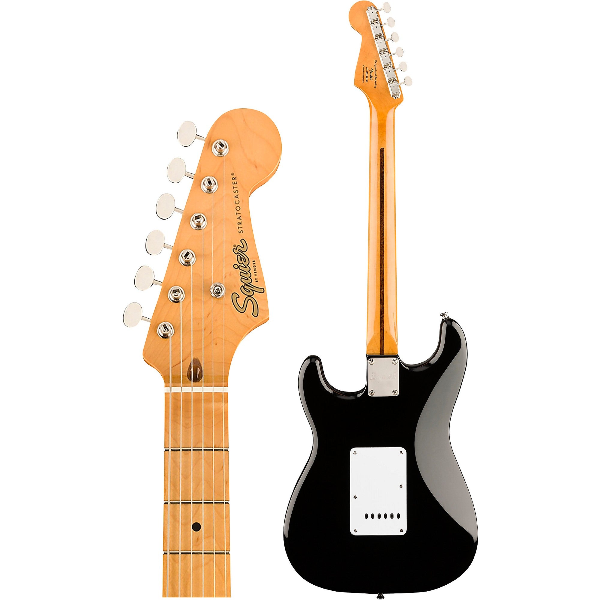 Squier Classic Vibe '50s Stratocaster Maple Fingerboard Electric Guitar Black