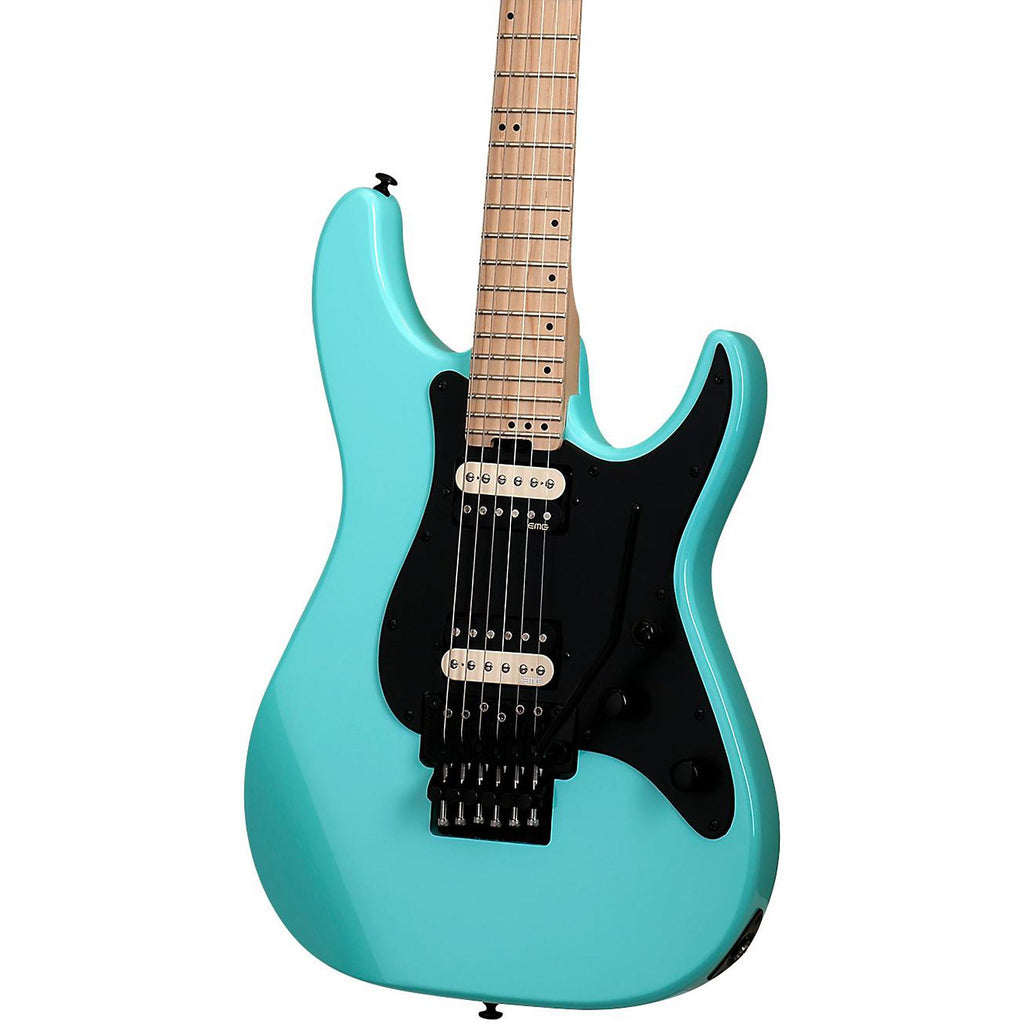 Schecter Guitar Research Sun Valley Super Shredder FR SFG Electric Guitar Sea Foam Green Black Pickguard