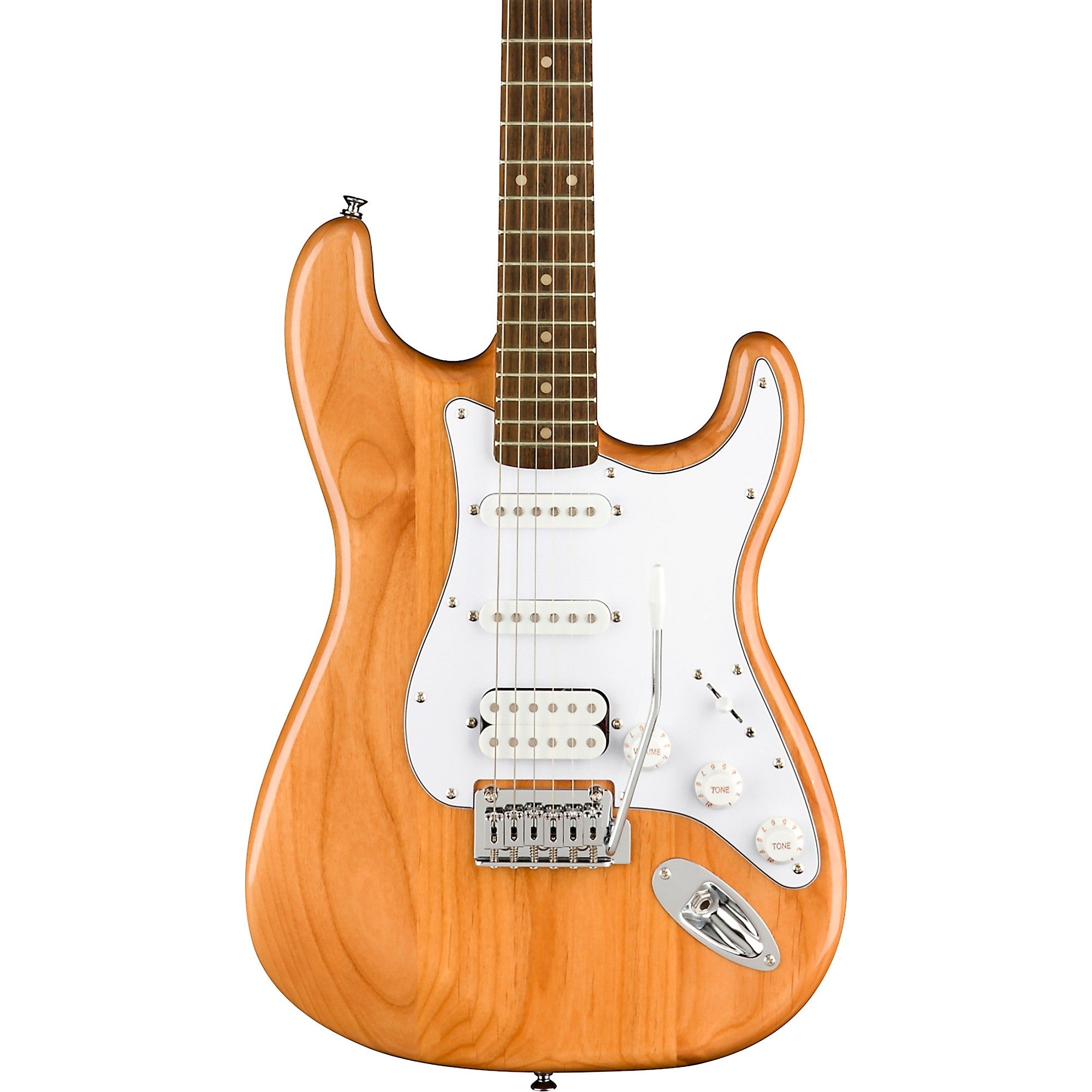 Squier Affinity Series Stratocaster HSS Limited-Edition Electric Guitar Natural