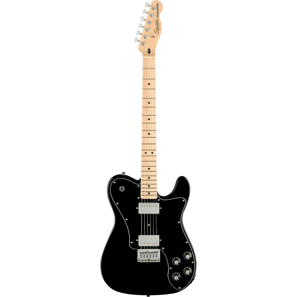 Squier Affinity Series Telecaster Deluxe Maple Fingerboard Electric Guitar Black
