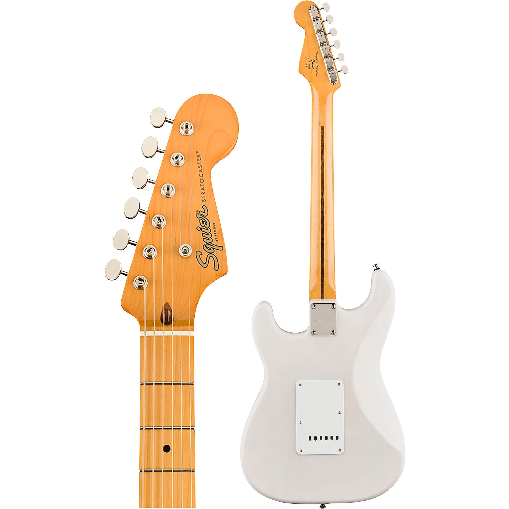 Squier Classic Vibe '50s Stratocaster Maple Fingerboard Electric Guitar White Blonde