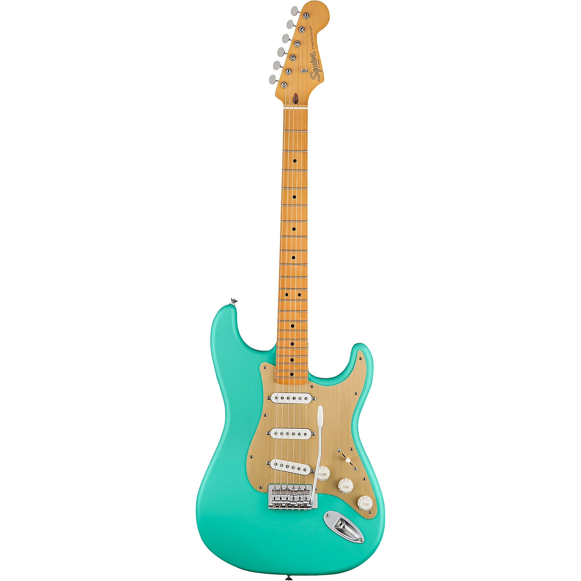 Squier 40th Anniversary Stratocaster Vintage Edition Electric Guitar Satin Seafoam Green