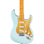 Squier 40th Anniversary Stratocaster Vintage Edition Electric Guitar Satin Sonic Blue