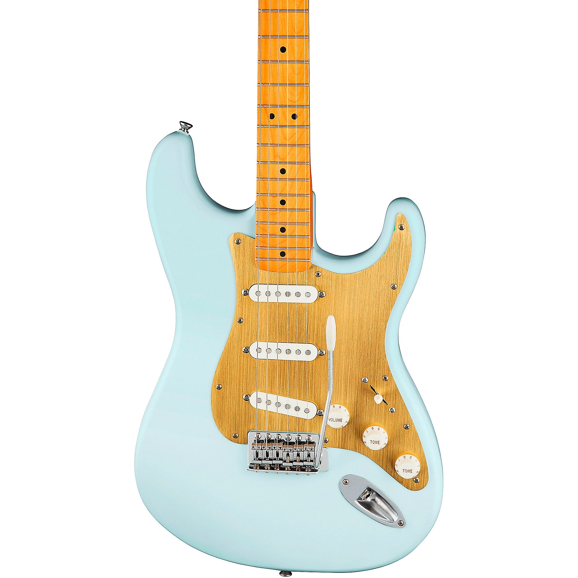 Squier 40th Anniversary Stratocaster Vintage Edition Electric Guitar Satin Sonic Blue