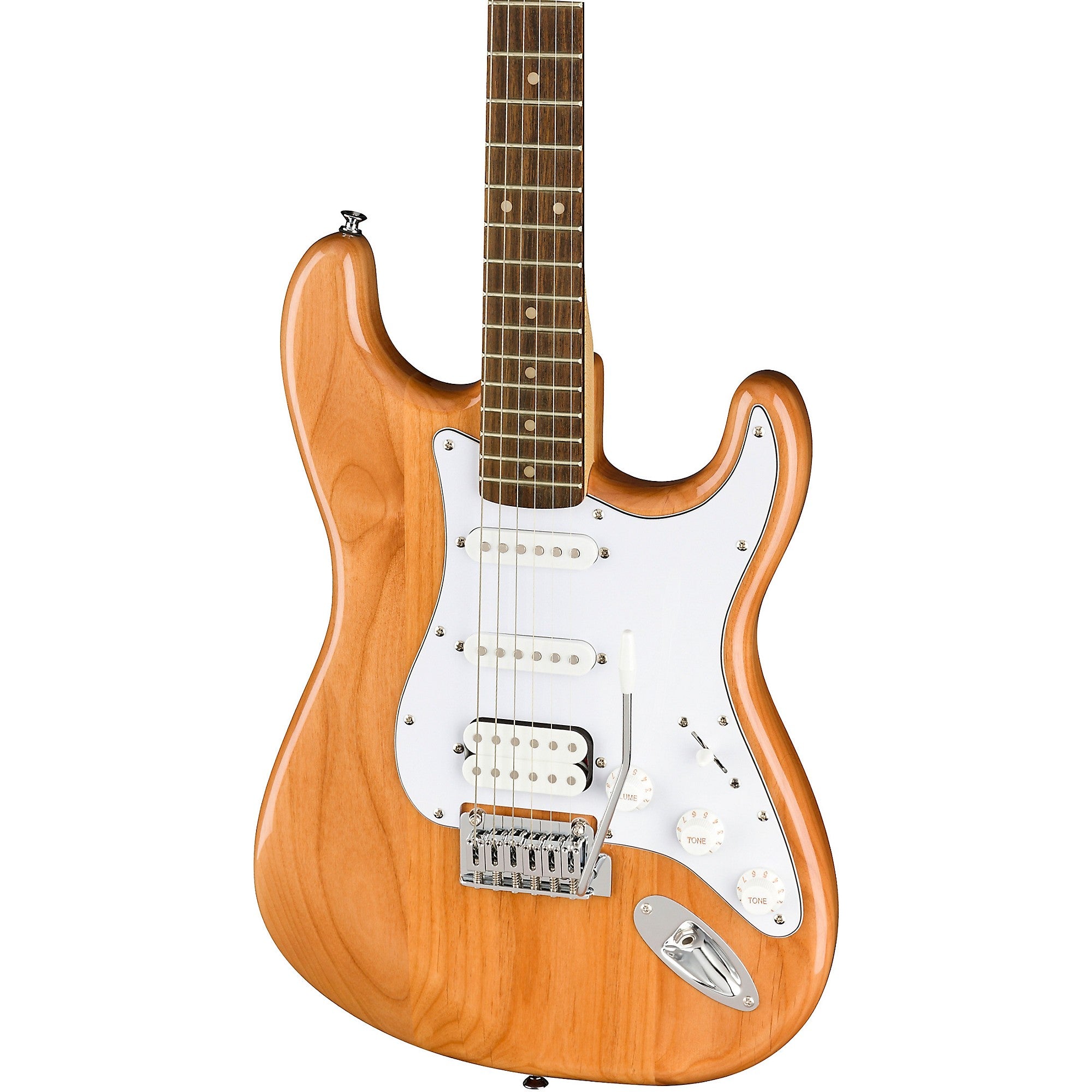 Squier Affinity Series Stratocaster HSS Limited-Edition Electric Guitar Natural