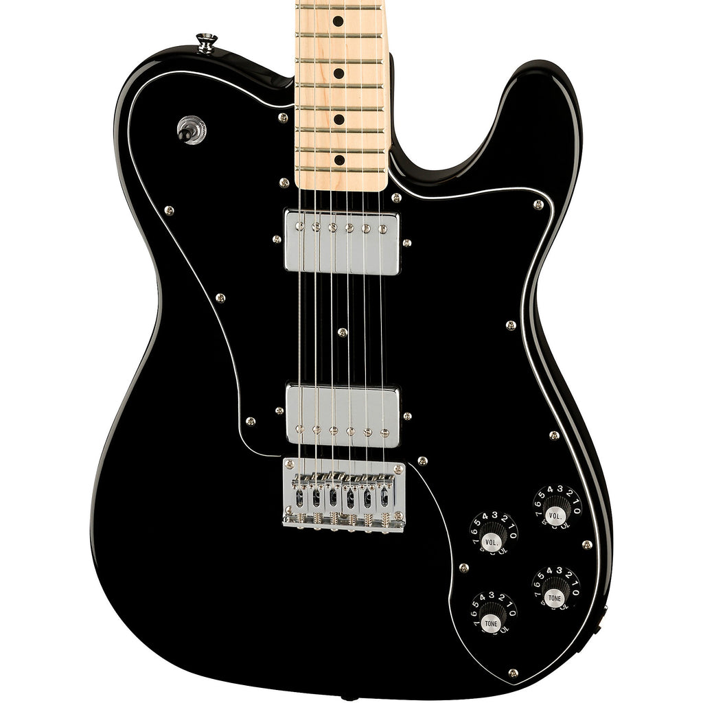 Squier Affinity Series Telecaster Deluxe Maple Fingerboard Electric Guitar Black