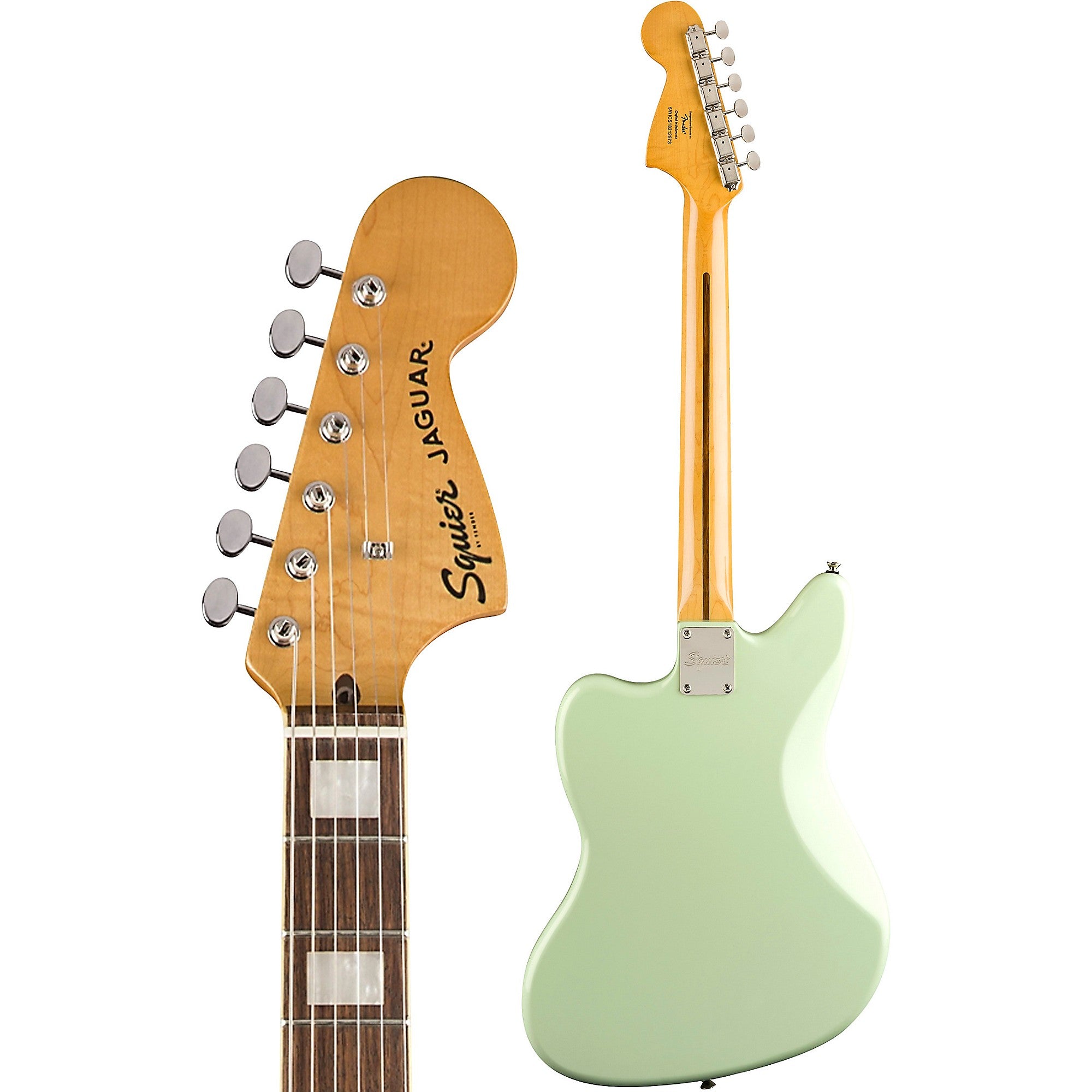 Squier Classic Vibe '70s Jaguar Electric Guitar Surf Green