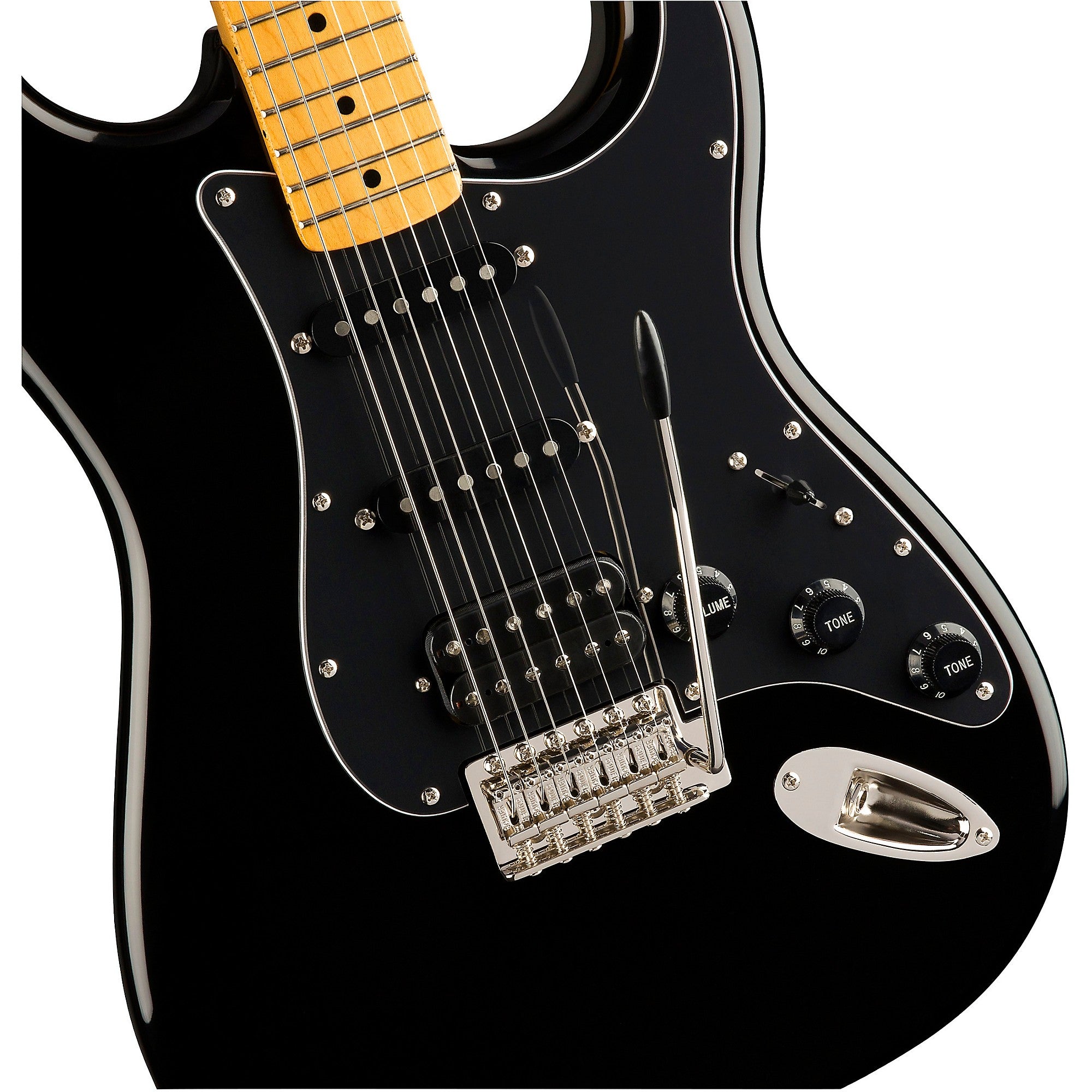 Squier Classic Vibe '70s Stratocaster HSS Maple Fingerboard Electric Guitar Black