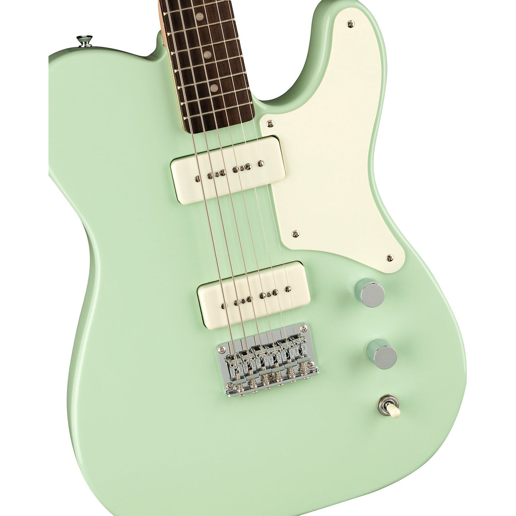 Squier Paranormal Series Baritone Cabronita Telecaster Electric Guitar Surf Green