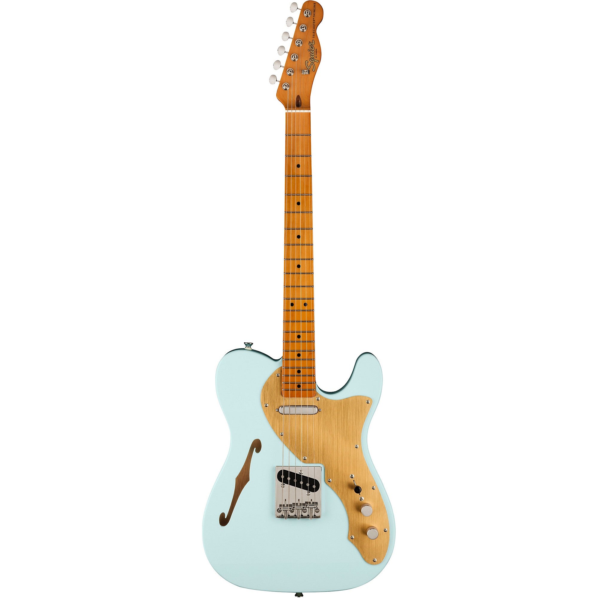 Squier Limited-Edition Classic Vibe '60s Telecaster Thinline Maple Fingerboard Electric Guitar Sonic Blue